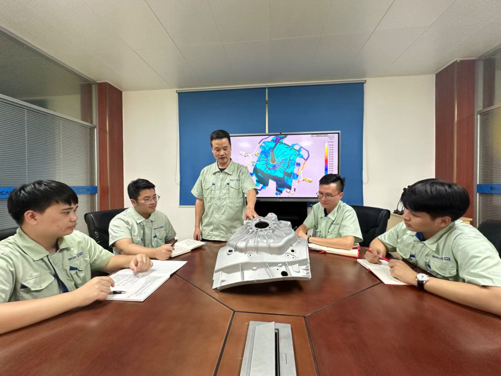 公司在模流分析、模溫控制、高真空技術等方面已經處于國際先進水平，具有快速響應新能源整車廠新需求和同步開發能力，更好地為客戶提供產品設計及優化服務，助力客戶產品加速創新，產品能力獲得客戶高度認可。
分析軟件:MAGMA,JSCAST
設計軟件:CATIA,Pro/E,UG